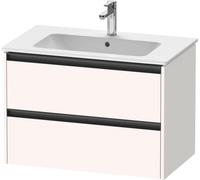 Duravit Ketho.2 bâti-support pour lavabo suspendu, 2 tiroirs, 810x550x480mm, pour ME by Starck 233683, K25263084840000, Couleur: Blanc super mat Décor