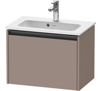 Duravit Ketho.2 bâti-support pour lavabo suspendu, 610x440x390mm, pour ME by Starck 234263, 1 tiroir, K25055043430000, Couleur: Décor basalte mat
