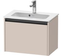 Duravit Ketho.2 bâti-support pour lavabo suspendu, 610x440x390mm, pour ME by Starck 234263, 1 tiroir, K25055091910000, Couleur: DÃ©cor taupe mat