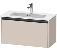 Duravit Ketho.2 bâti-support pour lavabo suspendu, Compact, 810x440x390mm, pour ME by Starck 234263, 1 tiroir, K25056091910000, Couleur: DÃ©cor taupe mat