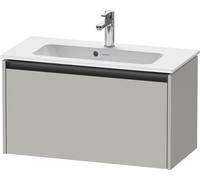 Duravit Ketho.2 bâti-support pour lavabo suspendu, Compact, 810x440x390mm, pour ME by Starck 234263, 1 tiroir, K25056007070000, Couleur: DÃ©cor gris bÃ©ton mat