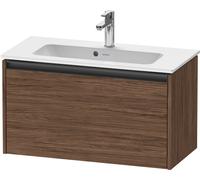 Duravit Ketho.2 bâti-support pour lavabo suspendu, Compact, 810x440x390mm, pour ME by Starck 234263, 1 tiroir, K25056021210000, Couleur: DÃ©cor noyer foncÃ©
