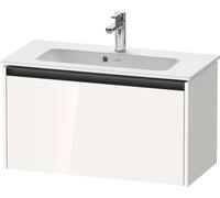 Duravit Ketho.2 bâti-support pour lavabo suspendu, Compact, 810x440x390mm, pour ME by Starck 234263, 1 tiroir, K25056022220000, Couleur: Décor blanc brillant