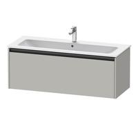 Duravit ketho 2 meuble de lavabo avec 1 tiroir pour lavabo simple 121x48x44cm avec poignée anthracite béton gris mat k25065007070000