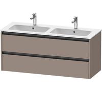 Duravit Ketho.2 meuble sous-lavabo, 1280x550x480mm, pour ME by Starck 233613, K25266043430000, Couleur: Décor basalte mat