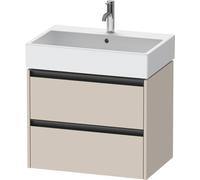 Duravit Ketho.2 meuble sous-lavabo, 684x440x460mm, pour Vero Air 235070, K25276091910000, Couleur: DÃ©cor taupe mat