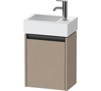 Duravit Ketho 2 meuble sous-lavabo avec 1 porte 36,4x23,8x44cm droite, avec poignée lin mat anthracite k25071r75750000