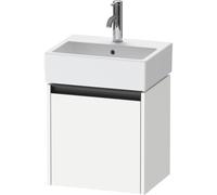 Duravit Ketho 2 meuble sous-lavabo avec 1 porte 43,4x33,8x44cm droite, avec poignée blanc mat anthracite k25070r18180000