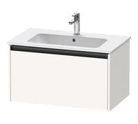 Duravit Ketho 2 meuble sous-lavabo avec 1 tiroir 81x48x44cm avec poignée anthracite blanc super mat k25063084840000