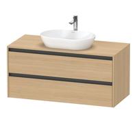Duravit Ketho.2 bâti-support pour lavabo, 1200x568x550mm, K24897030300000, Couleur: Chêne Nature