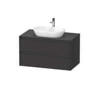 Duravit Ketho.2 bÃ¢ti-support pour lavabo, 1000x568x550mm, K248960, Coloris: supermatt en graphite - K24896080800000