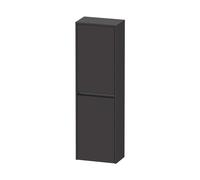 Duravit Ketho.2 armoire mi-haute, charniÃšres Ã gauche, 1320x400x240mm, K21319L, Coloris: supermatt en graphite - K21319L80800000