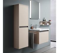 Duravit Ketho.2 armoire mi-haute, butÃ©e Ã droite, 1320x400x240mm, K21319R, Coloris: DÃÂ©cor taupe mat - K21319R91910000