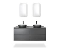 Duravit Ketho.2 miroirs, champs de lumière LED latéraux, 400x700x33 mm, avec fonction de variation, avec interrupteur à capteur, K27070000000000, Exécution: sans rÃ©troviseur chauffant