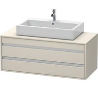 Duravit Ketho armoire 120x55x49.6 cm sous-lavabo suspendu gris-beige KT665609191