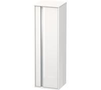 Duravit Armoire haute Ketho KT1257R2222 400x1320 mm 1 porte en bois charnière droite blanc brillant