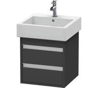 Duravit Ketho armoire 45x44x48 cm sous-lavabo suspendu graphite KT663504949
