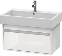 Duravit Ketho armoire 75x44x41 cm sous-lavabo suspendu blanc KT668702222