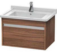 Duravit Meuble sous-lavabo Ketho KT666407979 80 x 45,5 cm 1 tiroir suspendu noyer naturel