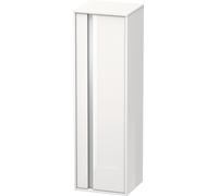 Duravit Ketho Armoire haute 400x1320mm, 1257, 1 porte en bois, charnière à droite, KT1257R2222, Couleur: Décor blanc brillant