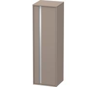 Duravit Ketho Armoire haute 400x1320mm, 1257, 1 porte en bois, charniÃšre Ã droite, Couleur (avant/corps): DÃ©cor basalte mat - KT1257R4343