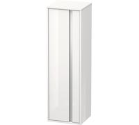 Duravit Ketho Armoire haute 400x1320mm, 1257, 1 porte en bois, charnière à gauche, KT1257L2222, Couleur: Décor blanc brillant
