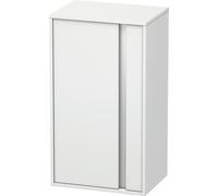 Duravit Ketho Armoires mi-hautes, 500x880x360 mm, 1 porte, charnières à gauche, KT1266L1818, Couleur: Décor blanc mat