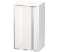 Duravit Ketho armoire mi-haute 1266, 1 porte en bois, Ã charniÃšres Ã gauche, 500x880mm, Couleur (avant/corps): DÃ©cor blanc brillant - KT1266L2222