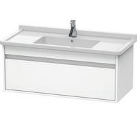 Duravit Ketho bâti-support de lavabo suspendu, 1000x410x455 mm, 1 tiroir, pour lavabos Starck 3 030410, KT666501818, Couleur: Décor blanc mat