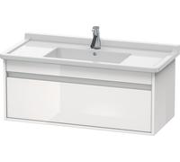Duravit Vasque Ketho KT666502222 – 100 x 45,5 cm, blanc brillant, 2000 coulissant, suspendu