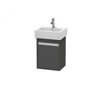 Duravit Ketho bâti-support de lavabo suspendu, 400x550x320 mm, 1 porte, charnières à droite, pour lave-mains Vero 070445, KT6630R4949, Couleur: Décor graphite mat