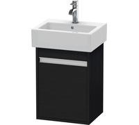 Duravit Ketho bâti-support de lavabo suspendu, 400x550x320 mm, 1 porte, charnières à droite, pour lave-mains Vero 070445, KT6630R1616, Couleur: Décor chêne noir