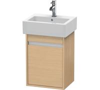 Duravit Ketho bâti-support de lavabo suspendu, 400x550x320 mm, 1 porte, charnières à droite, pour lave-mains Vero 070445, KT6630R3030, Couleur: Décor chêne naturel