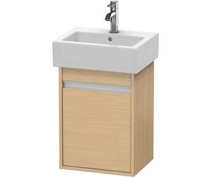 Duravit Ketho bâti-support de lavabo suspendu, 400x550x320 mm, 1 porte, charnières à droite, pour lave-mains Vero 070445, KT6630R3030, Couleur: Décor chêne naturel