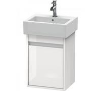 Duravit Ketho bâti-support de lavabo suspendu, 400x550x320 mm, 1 porte, charnières à gauche, pour lave-mains Vero 070445, KT6630L2222, Couleur: Décor blanc brillant