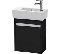 Duravit Ketho bâti-support de lavabo suspendu, 450x550x225 mm, 1 porte, charnières à gauche, pour lave-mains Vero 070350, KT6629R1616, Couleur: Décor chêne noir