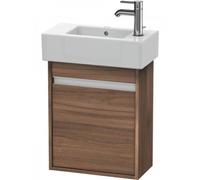 Duravit Ketho bâti-support de lavabo suspendu, 450x550x225 mm, 1 porte, charnières à gauche, pour lave-mains Vero 070350, KT6629L7979, Couleur: Décor noyer naturel