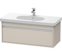 Duravit Ketho bâti-support lavabo suspendu, 1000x410x455 mm, 1 tiroir, pour D-Code, KT666809191, Couleur: Décor taupe mat