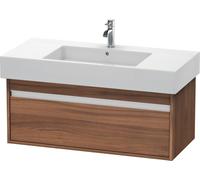Duravit Ketho bâti-support lavabo suspendu, 1000x410x455 mm, 1 tiroir, pour lavabos Vero 032910, KT669107979, Couleur: Décor noyer naturel