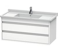Duravit Ketho bâti-support lavabo suspendu, 1000x480x455 mm, 2 tiroirs, pour Starck 3 030410, KT664501818, Couleur: Décor blanc mat