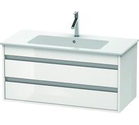 Duravit Ketho bâti-support lavabo suspendu, 1000x480x475 mm, 2 tiroirs, pour ME by Starck 233610, KT643001818, Couleur: Décor blanc mat