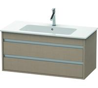 Duravit Ketho bâti-support lavabo suspendu, 1000x480x475 mm, 2 tiroirs, pour ME by Starck 233610, KT643007575, Couleur: Décor en lin
