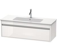 Duravit Ketho bâti-support lavabo suspendu, 1200x410x475 mm, 1 tiroir, pour ME by Starck 233612, KT642102222, Couleur: Décor blanc brillant
