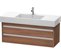 Duravit Ketho bâti-support lavabo suspendu, 1200x480x455 mm, 2 tiroirs, pour lavabos Vero 032912, KT664207979, Couleur: Décor noyer naturel