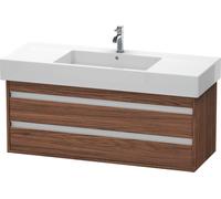 Duravit Ketho bâti-support lavabo suspendu, 1200x480x455 mm, 2 tiroirs, pour lavabos Vero 032912, KT664202121, Couleur: Décor noyer foncé