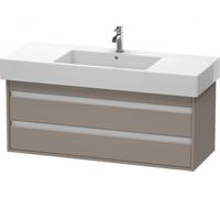 Duravit Ketho bâti-support lavabo suspendu, 1200x480x455 mm, 2 tiroirs, pour lavabos Vero 032912, KT664204343, Couleur: Décor basalte mat
