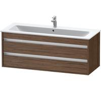 Duravit Ketho bâti-support lavabo suspendu, 1200x480x475 mm, 2 tiroirs, pour ME by Starck 233612, KT643102121, Couleur: Décor noyer foncé