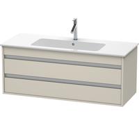 Duravit Ketho bâti-support lavabo suspendu, 1200x480x475 mm, 2 tiroirs, pour ME by Starck 233612, KT643109191, Couleur: Décor taupe mat