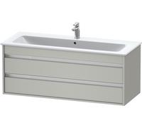 Duravit Ketho bâti-support lavabo suspendu, 1200x480x475 mm, 2 tiroirs, pour ME by Starck 233612, KT643100707, Couleur: Décor gris béton mat
