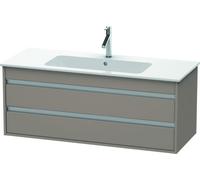 Duravit Ketho bâti-support lavabo suspendu, 1200x480x475 mm, 2 tiroirs, pour ME by Starck 233612, KT643104343, Couleur: Décor basalte mat